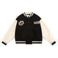 ROVIRA — Vintage Street Varsity Jacket with Contrast Trim