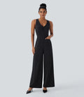 SENION — Women's Tailored Jumpsuit with Clean Drape