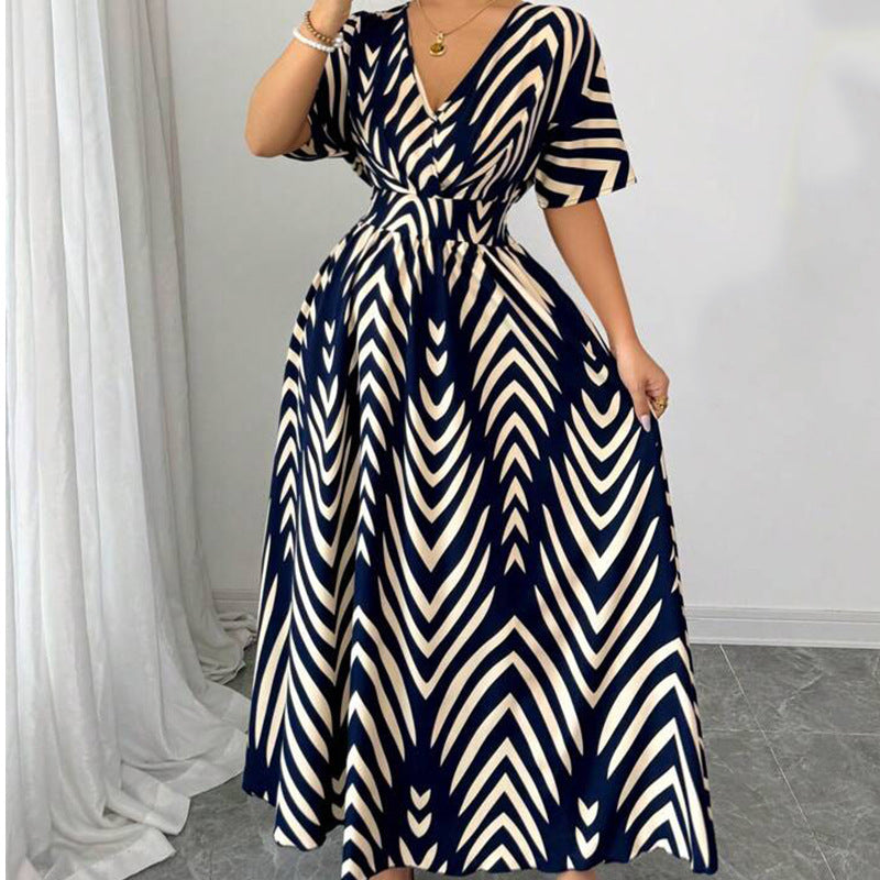 LORARA — Women's Elegant Dress with Clean AURA Drape