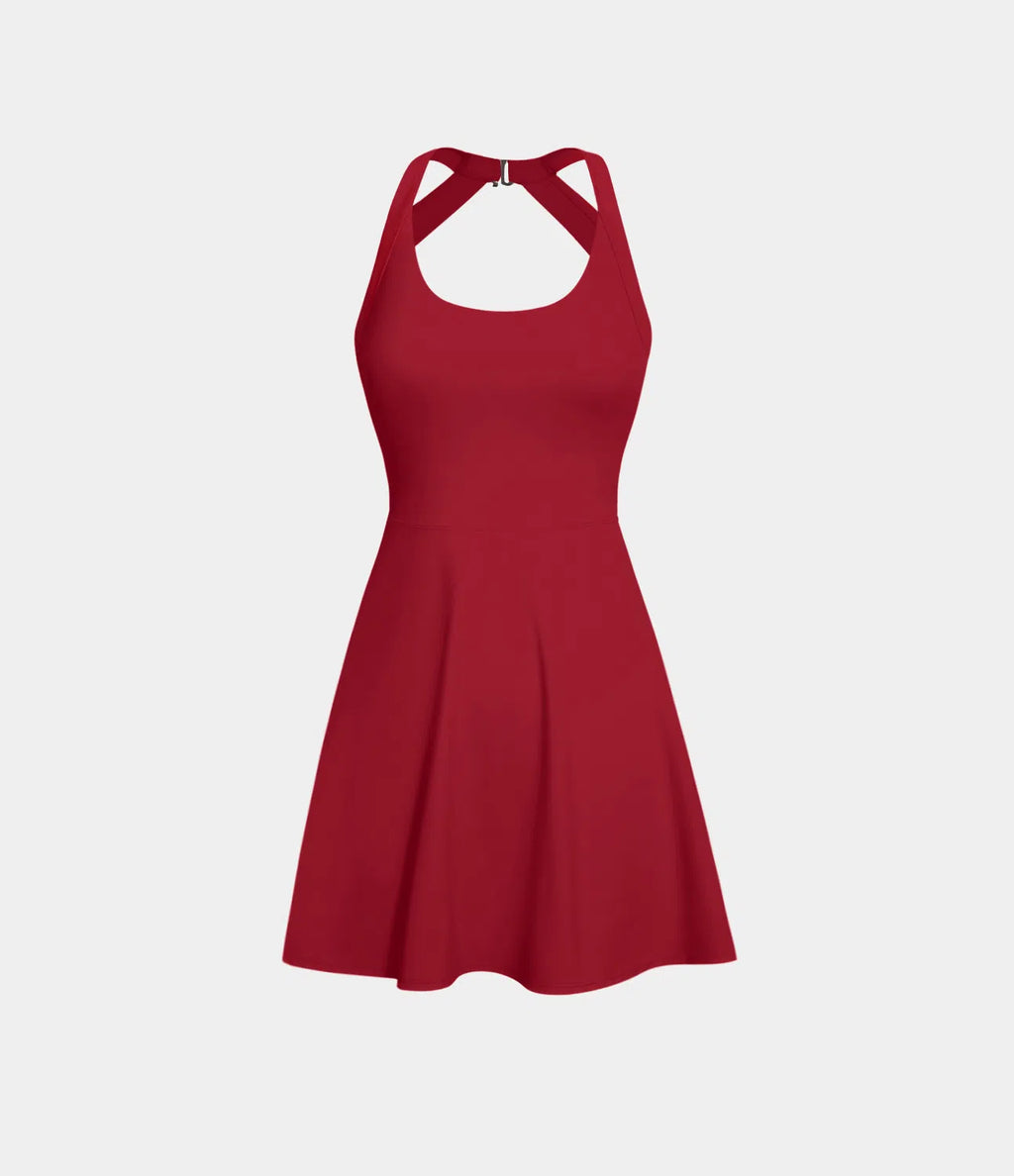 RAEINN — Women's Elegant Dress with Clean AURA Drape
