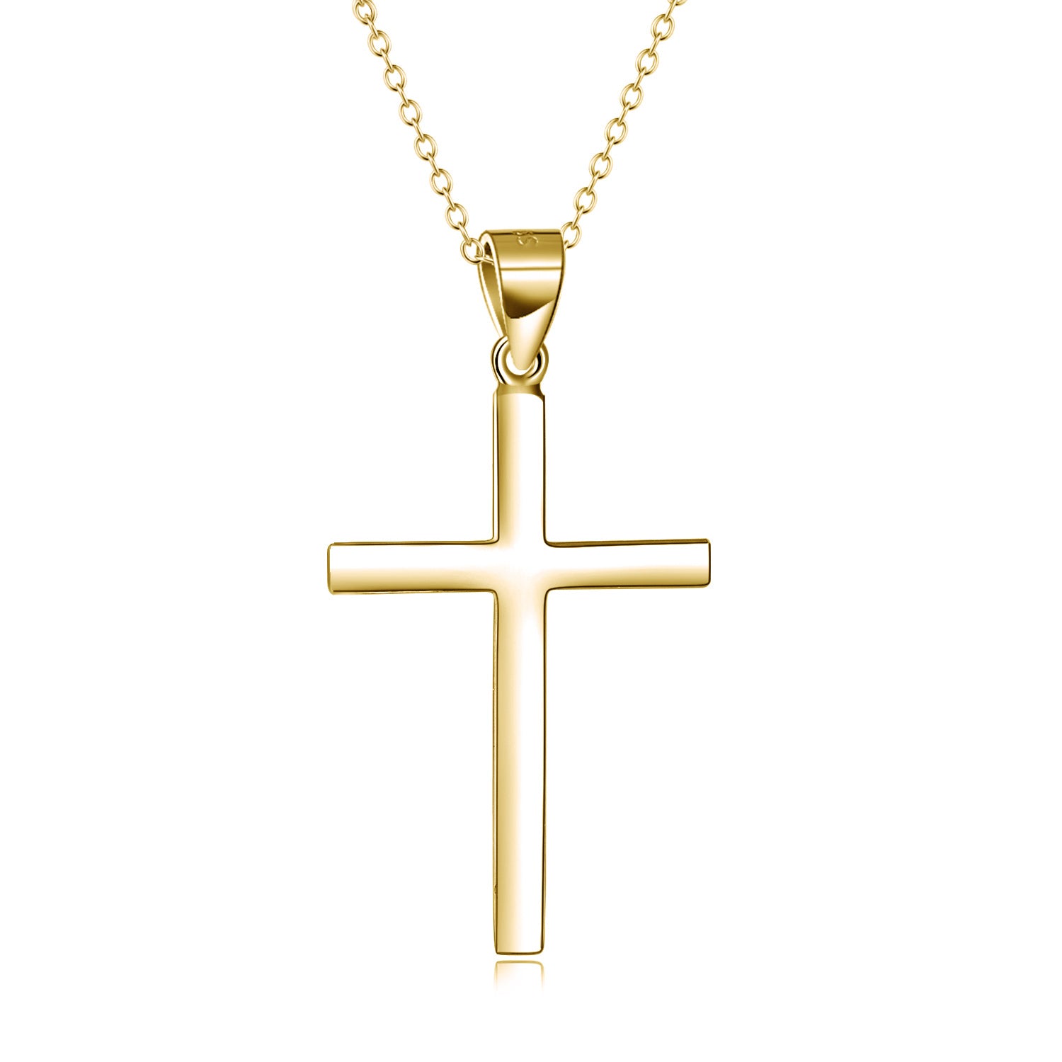 VALORA — Sterling Silver Cross Pendant Necklace Gift