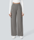 ELOR — Women's Wide-Leg Tailored Pants with Clean Drape