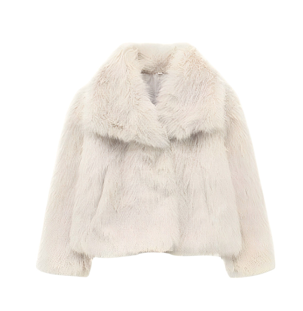 WESOR — Plush Faux Fur Lapel Winter Coat for Women