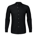 REVONN — Zip-Up Knit Cardigan with High Stand Collar
