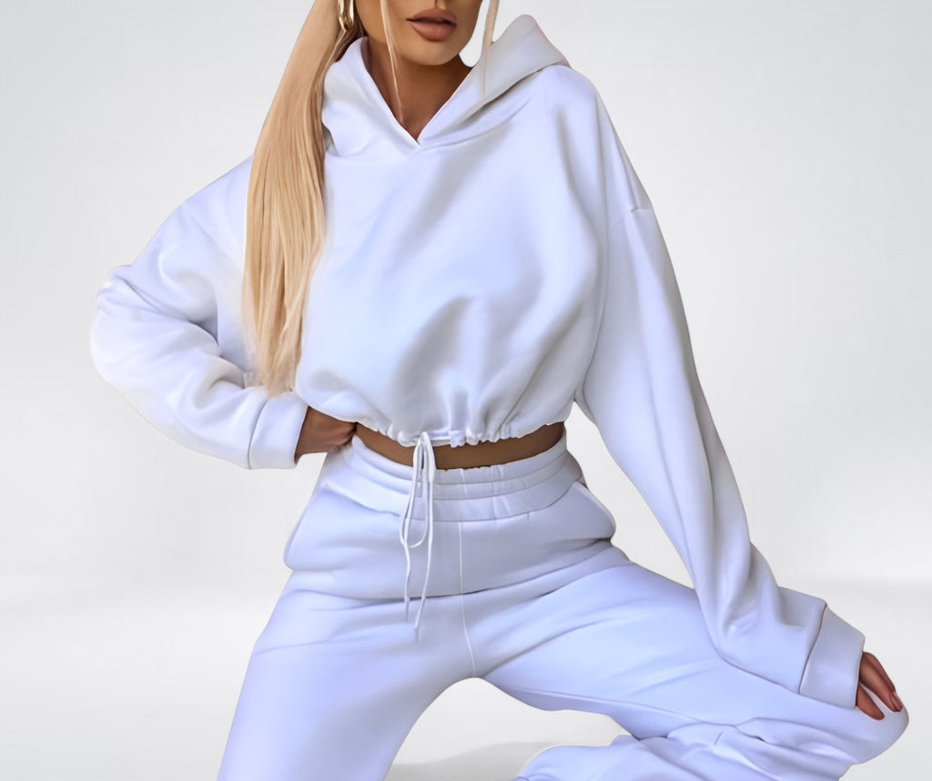 SORIN — Women's Cropped Tracksuit Set with Joggers