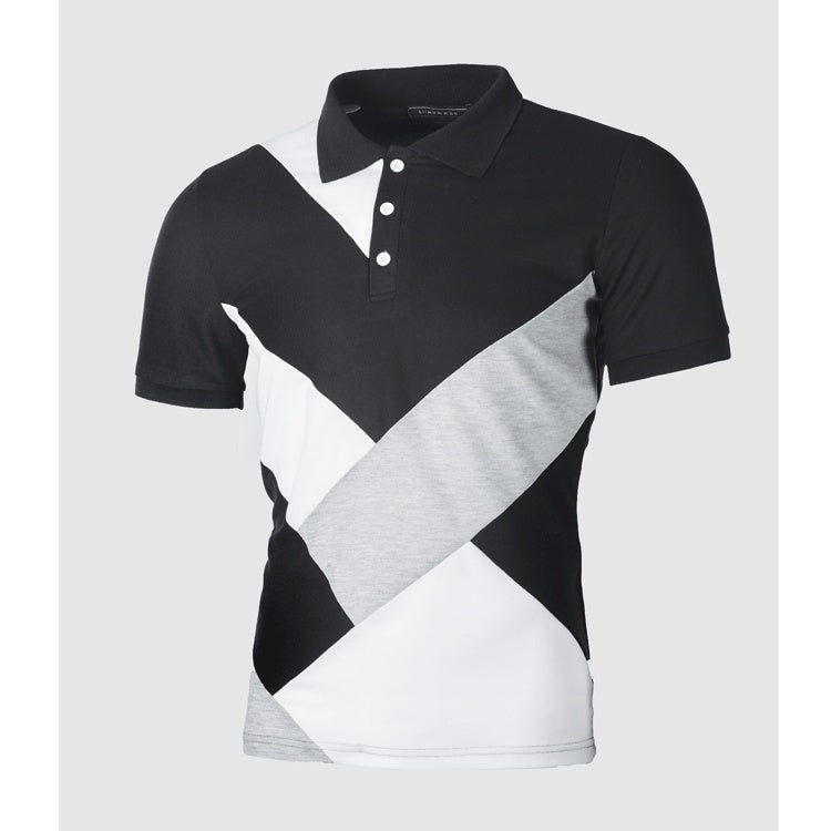 SORE — Men's Short Sleeve Polo Shirt with Clean Collar