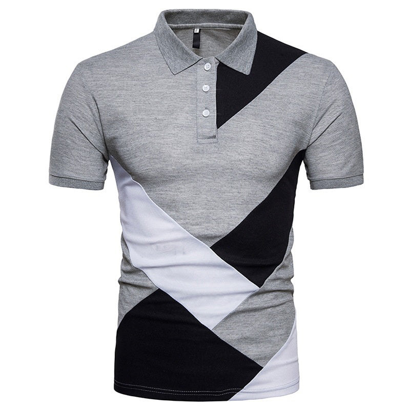 SORE — Men's Short Sleeve Polo Shirt with Clean Collar