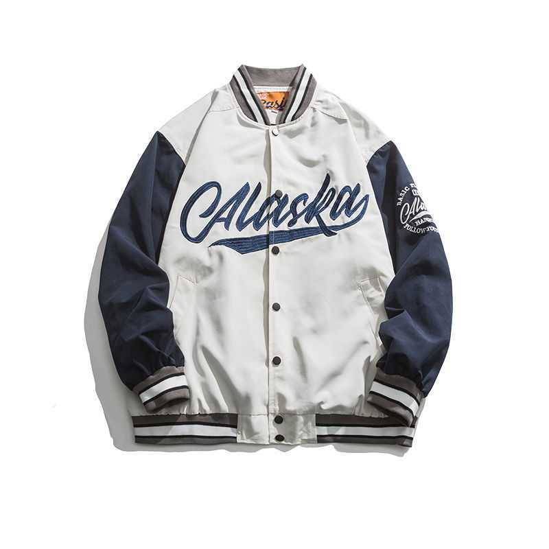 DAXEN — Vintage Embroidered Varsity Jacket for Men