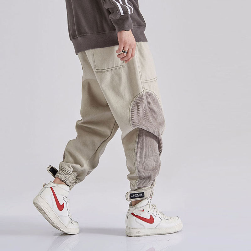 MORIS — Men's Loose-Fit Patchwork Denim Jeans in Streetwear Fit