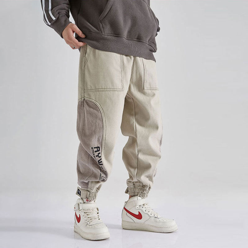MORIS — Men's Loose-Fit Patchwork Denim Jeans in Streetwear Fit
