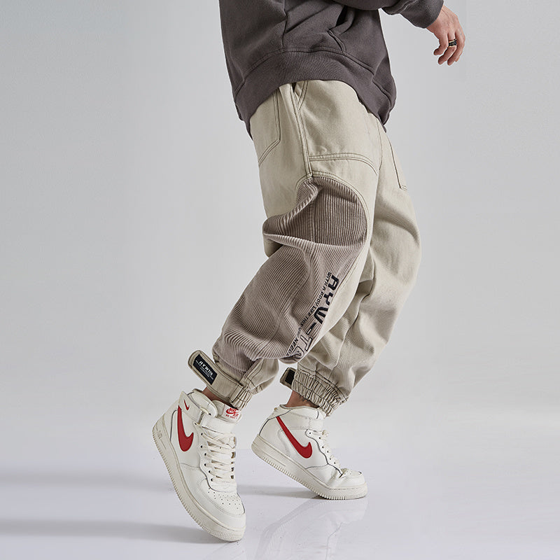MORIS — Men's Loose-Fit Patchwork Denim Jeans in Streetwear Fit