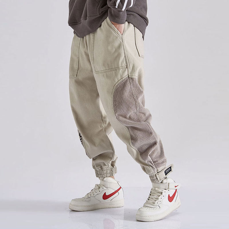 MORIS — Men's Loose-Fit Patchwork Denim Jeans in Streetwear Fit