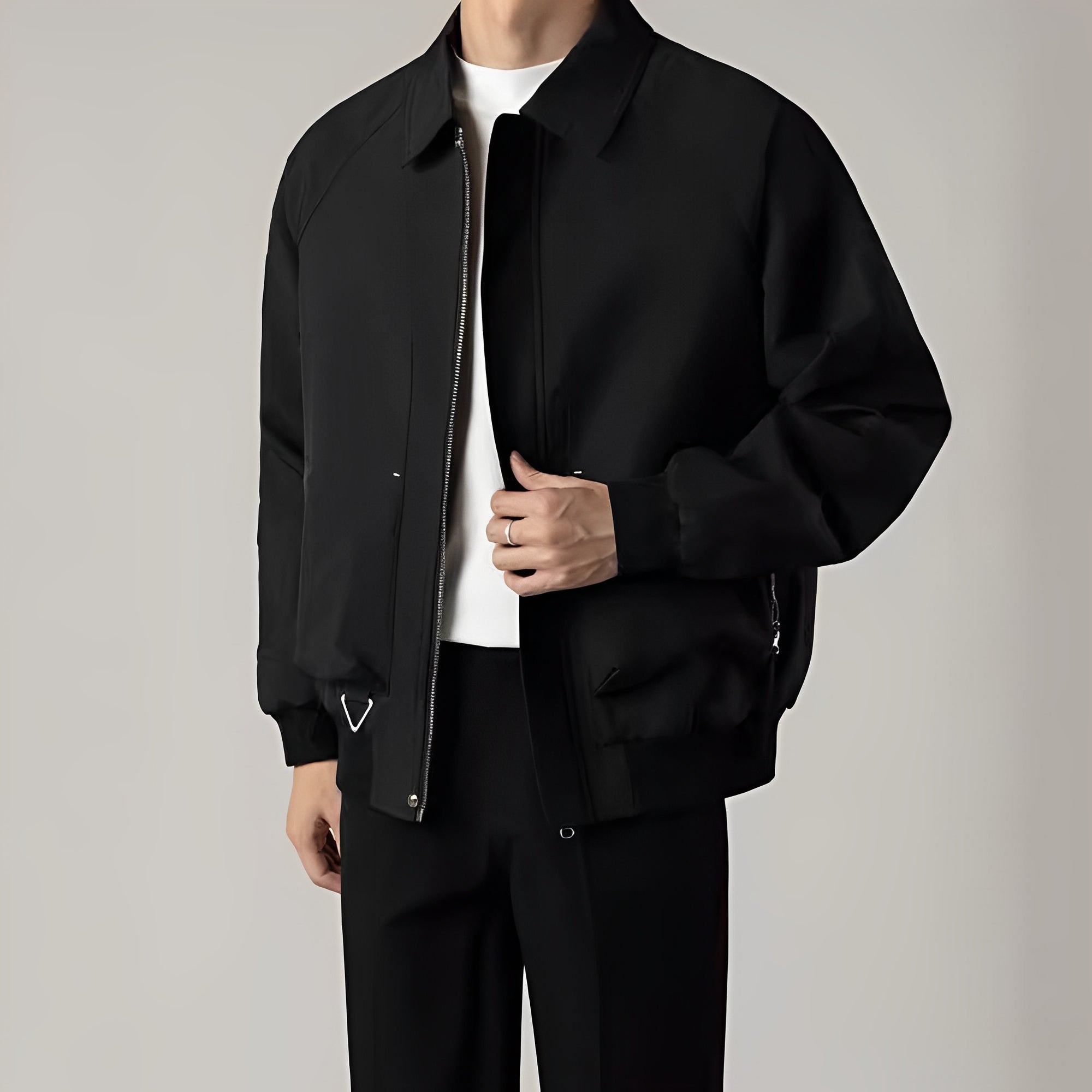 SOLOS — Men's Minimal Bomber Jacket for Everyday Wear