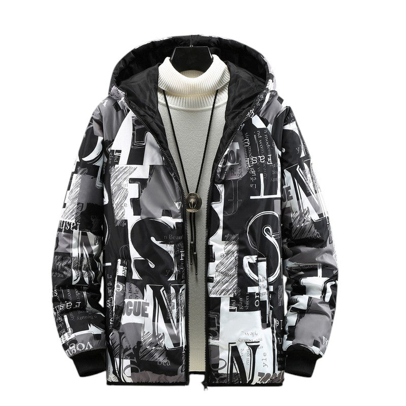 KORIRA — Men's Graphic Hooded Streetwear Jacket Coat