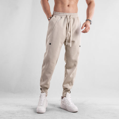 BRAVONN — Tech Tapered Drawstring Casual Pants for Men