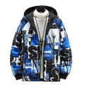 KORIRA — Men's Graphic Hooded Streetwear Jacket Coat