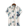 VEXAEL — Men's Tropical Print Shirt for Vacation Days