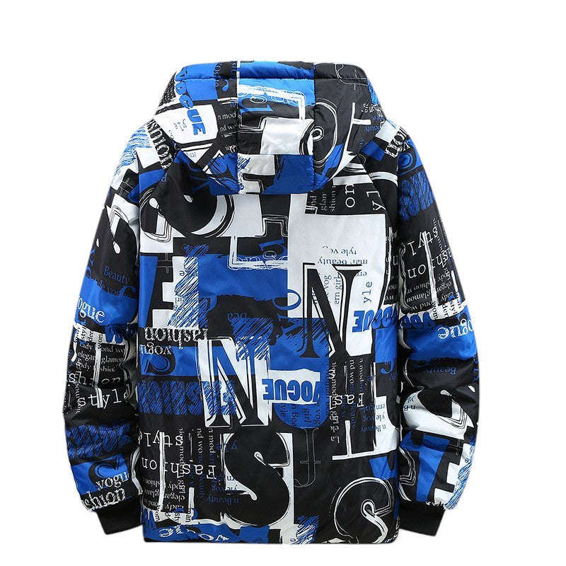 KORIRA — Men's Graphic Hooded Streetwear Jacket Coat