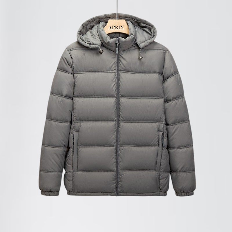 REVORA — Men's Thick Hooded Puffer Coat for Winter