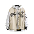 COVIO — Men's Baggy Baseball Jacket with Relaxed Street Fit