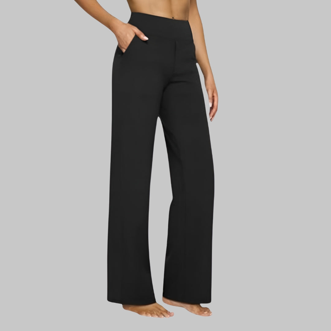 MAVAN — Soft Jersey Wide-Leg Pants with Easy Drape