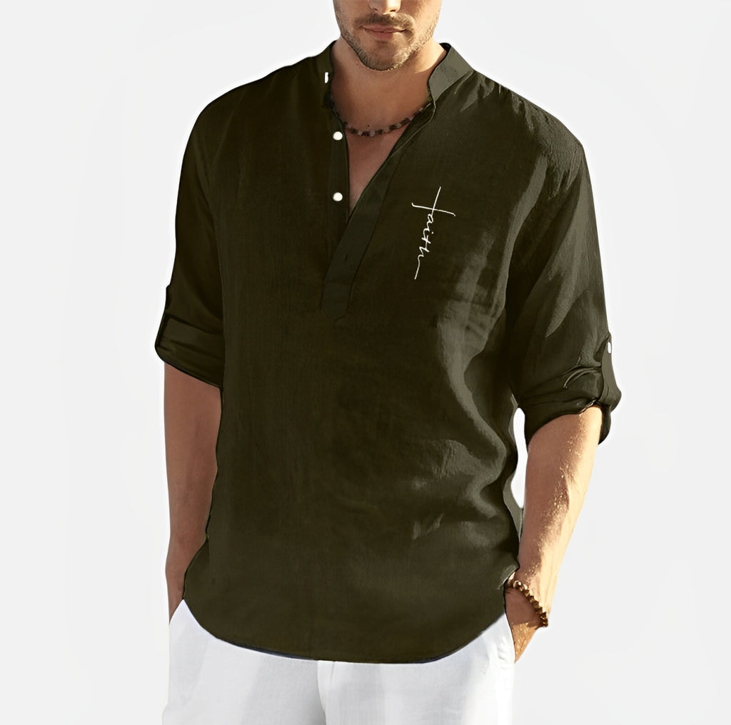 KORE — Men's Linen Shirt with Relaxed Summer Finish