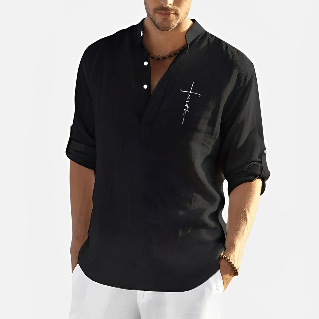 KORE — Men's Linen Shirt with Relaxed Summer Finish