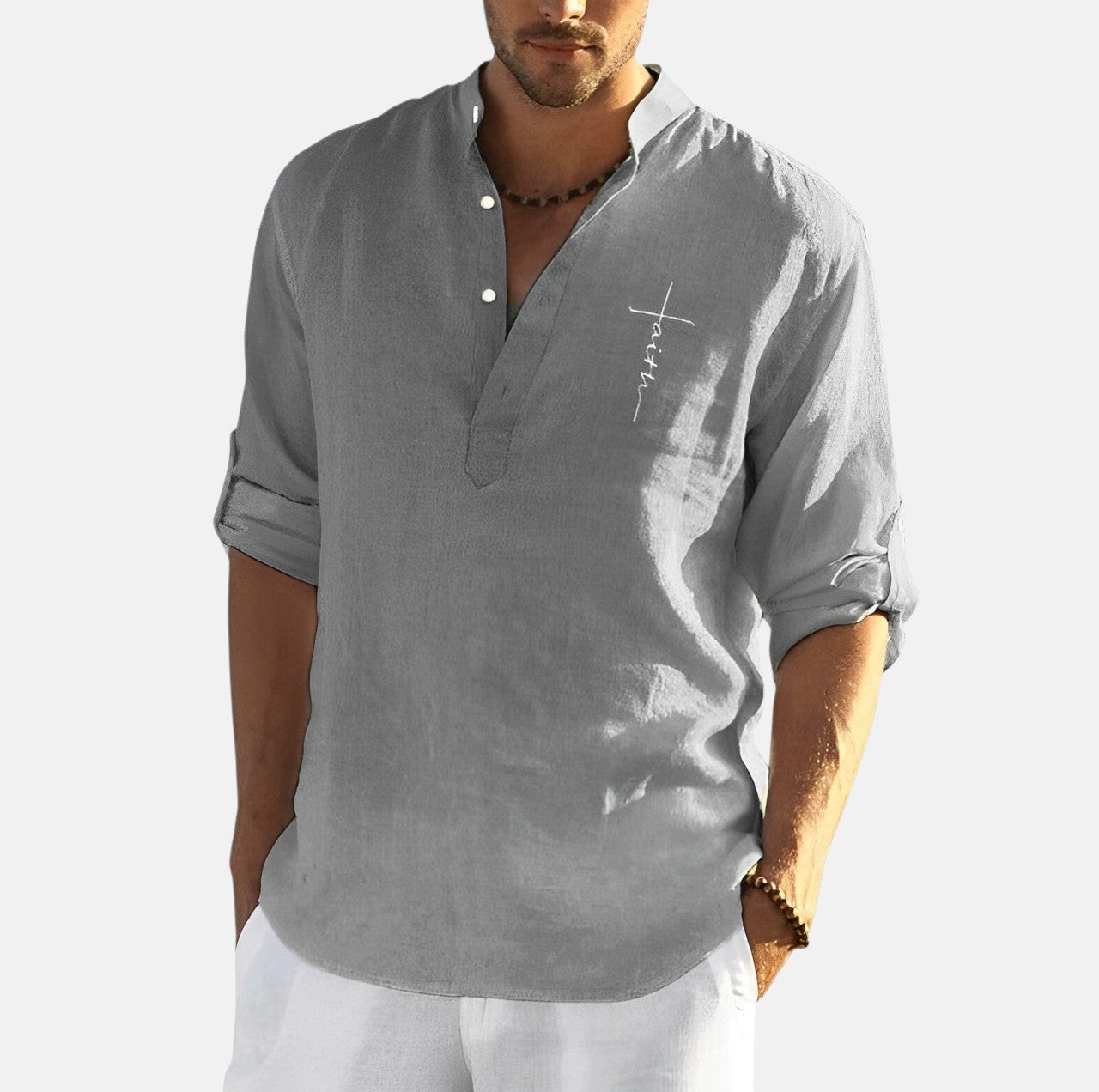 KORE — Men's Linen Shirt with Relaxed Summer Finish