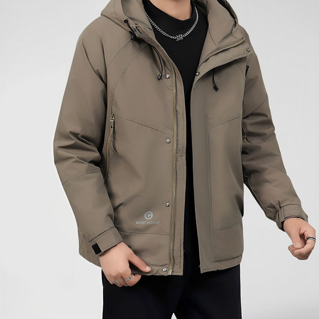 VEXVEN — Men's Waterproof Hooded Jacket for Outdoor Wear
