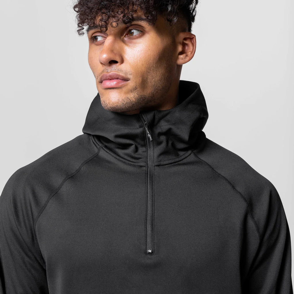 SENAEL — Men's Half-Zip Hooded Active Pullover Jacket