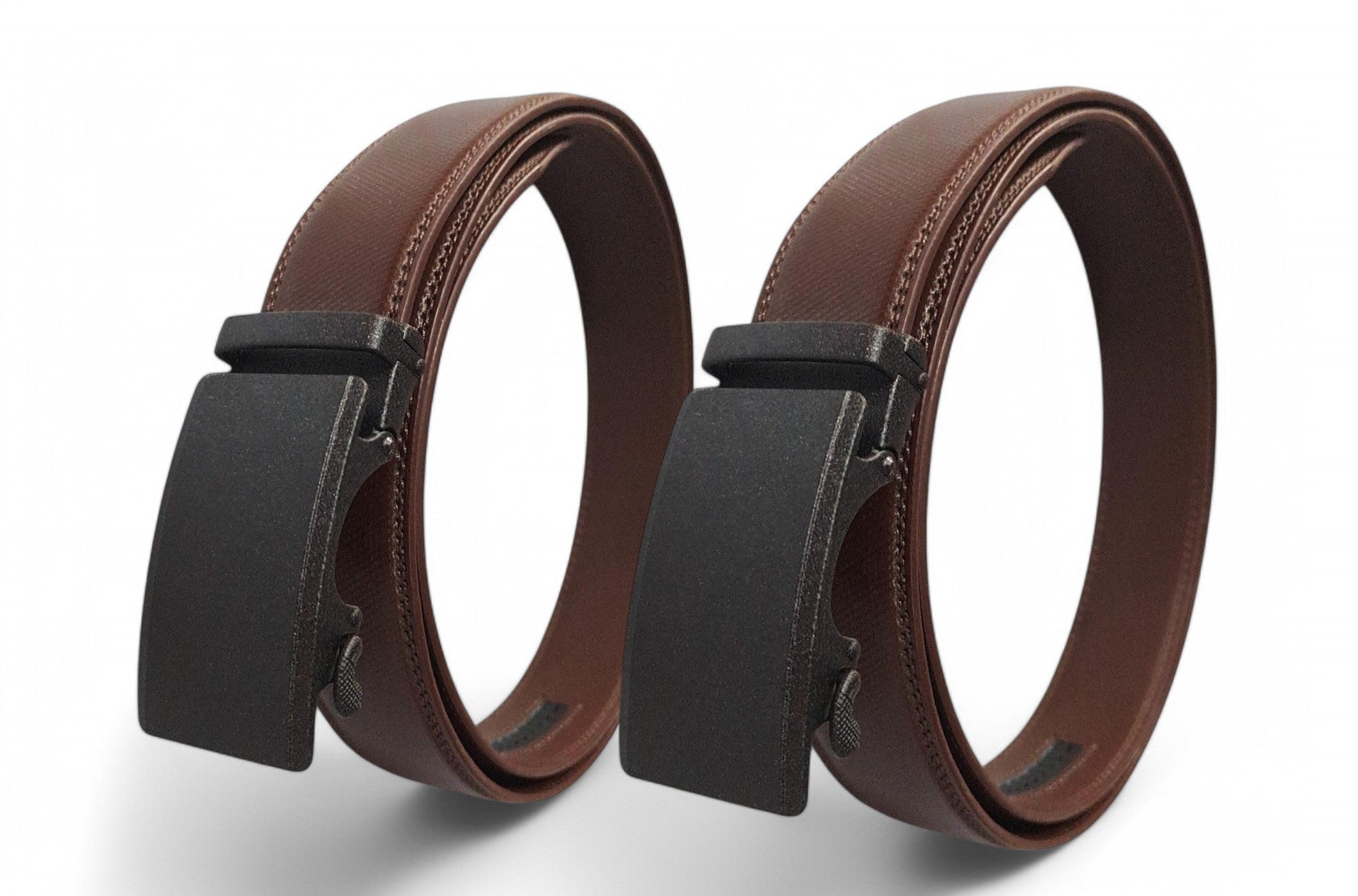 CELAN — Men's Cowhide Ratchet Belt with Clean Buckle