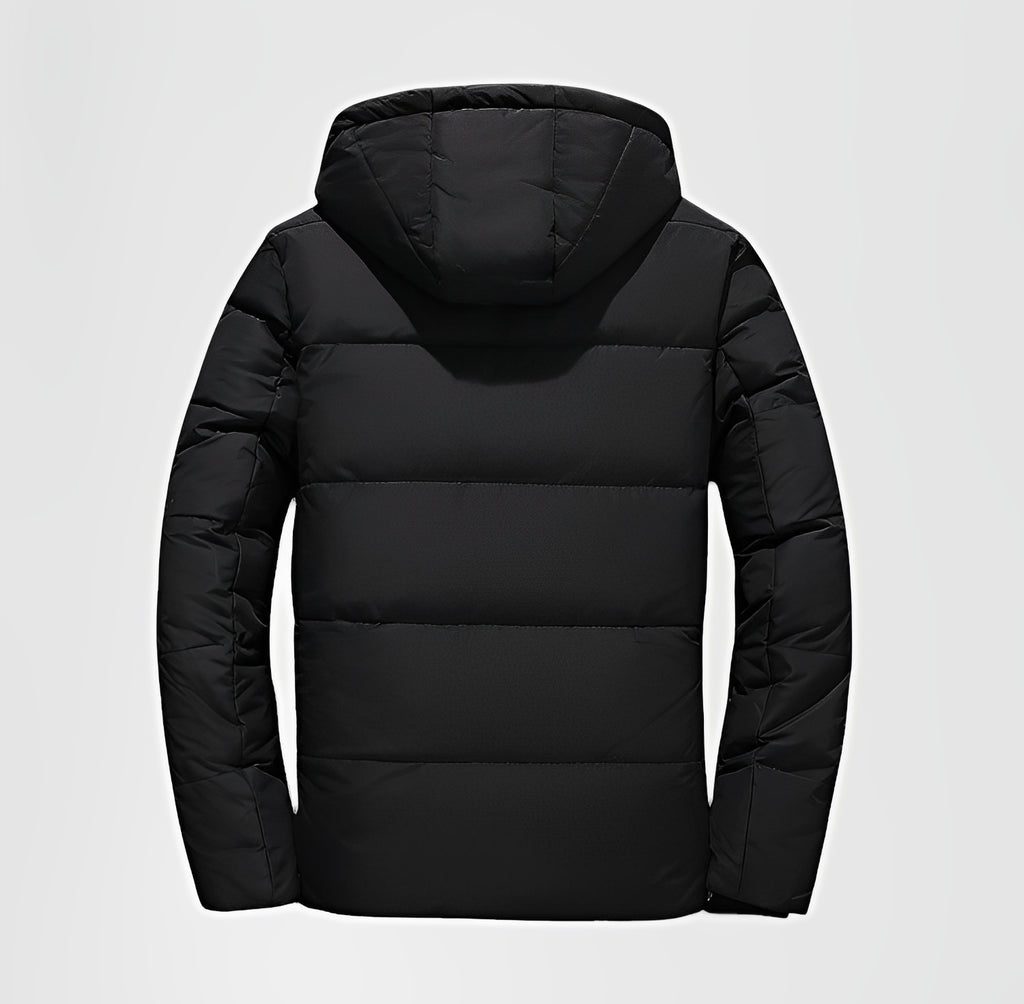 RAEIS — Men's Hooded Down Jacket for Cold Winter Days