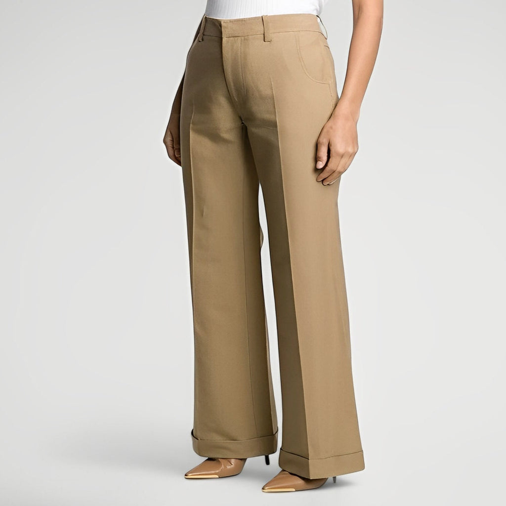 CAELARA — Women's Tailored Wide-Leg Dress Trousers