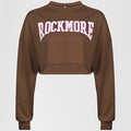 WESRA — Women's Cropped Varsity Sweatshirt Pullover