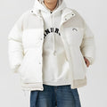 ZANEN — Relaxed Corduroy Puffer Jacket for Cold Weather