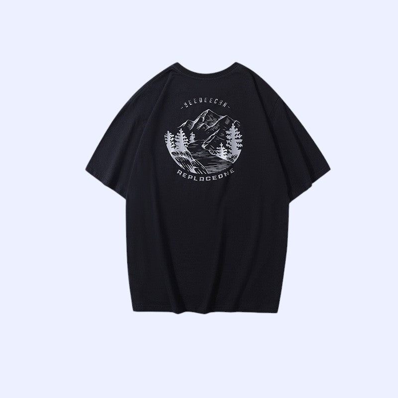 SORDEN — Men's Oversized Graphic Cotton Streetwear T-Shirt