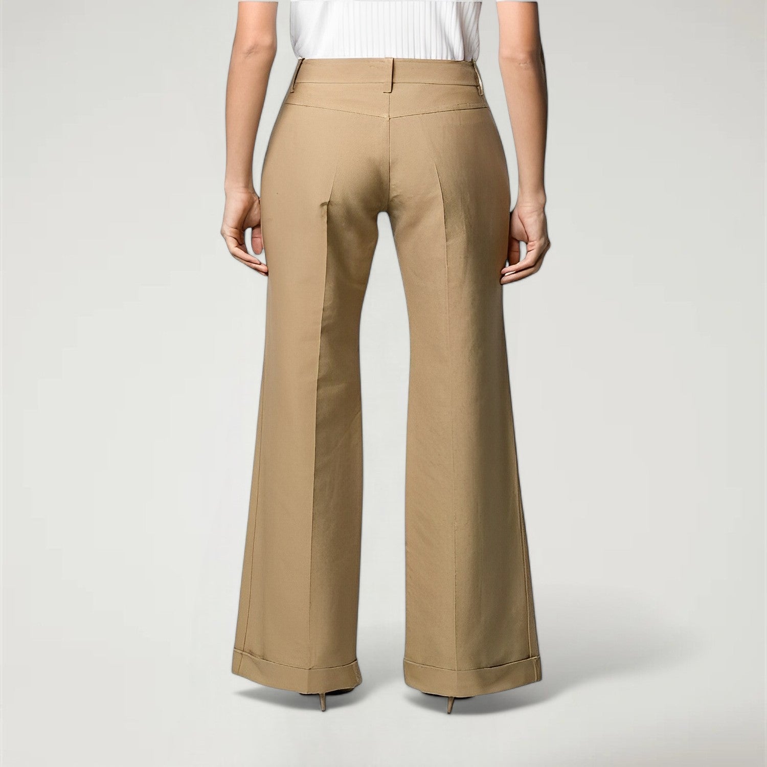 CAELARA — Women's Tailored Wide-Leg Dress Trousers