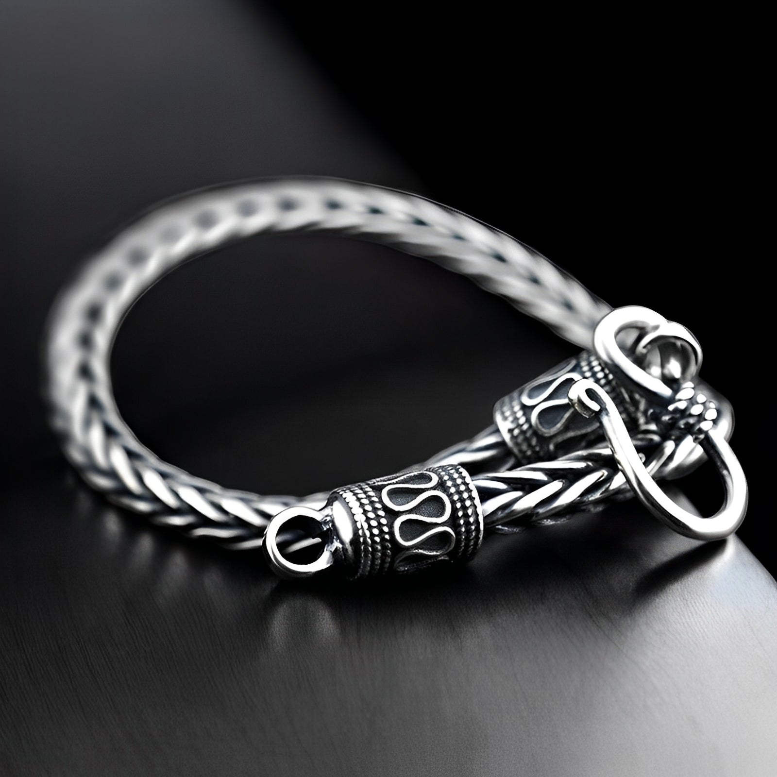 NEXIN — Men's Handmade Viking Silver Chain Bracelet