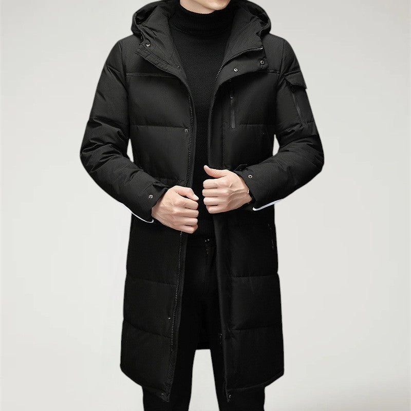 BRAVAEL — Men's Long Insulated Stand-Collar Winter Coat
