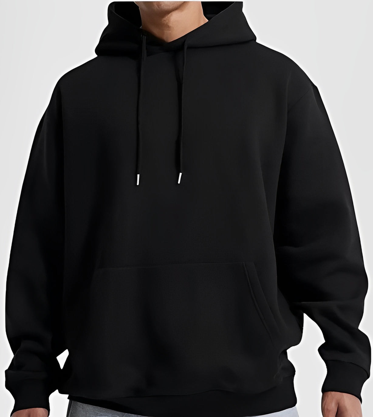 MIROR — Men's Essential Relaxed-Fit Pullover Hoodie