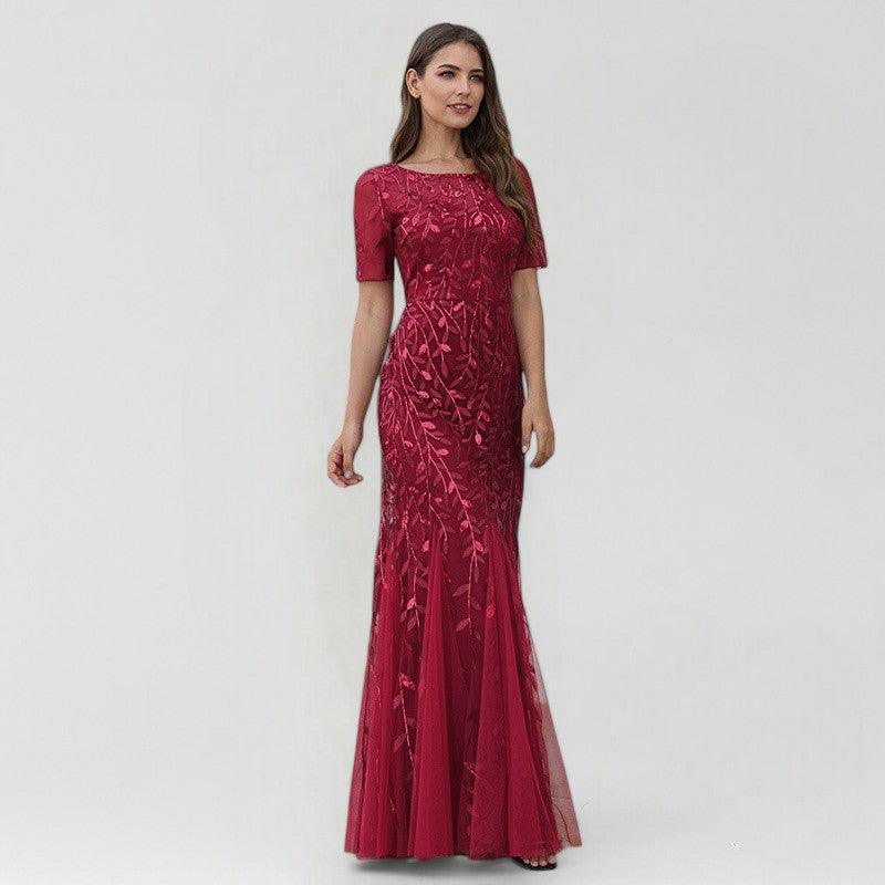RAEEON — Women's Elegant Dress with Clean AURA Drape