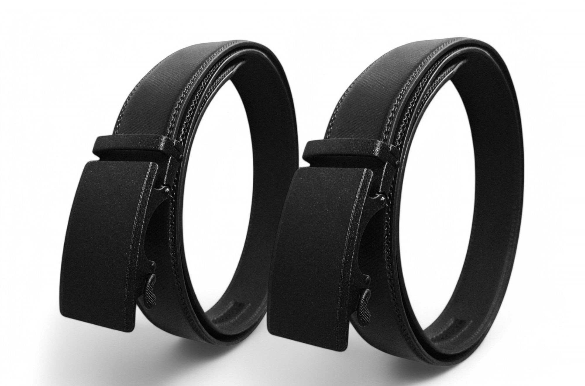 CELAN — Men's Cowhide Ratchet Belt with Clean Buckle