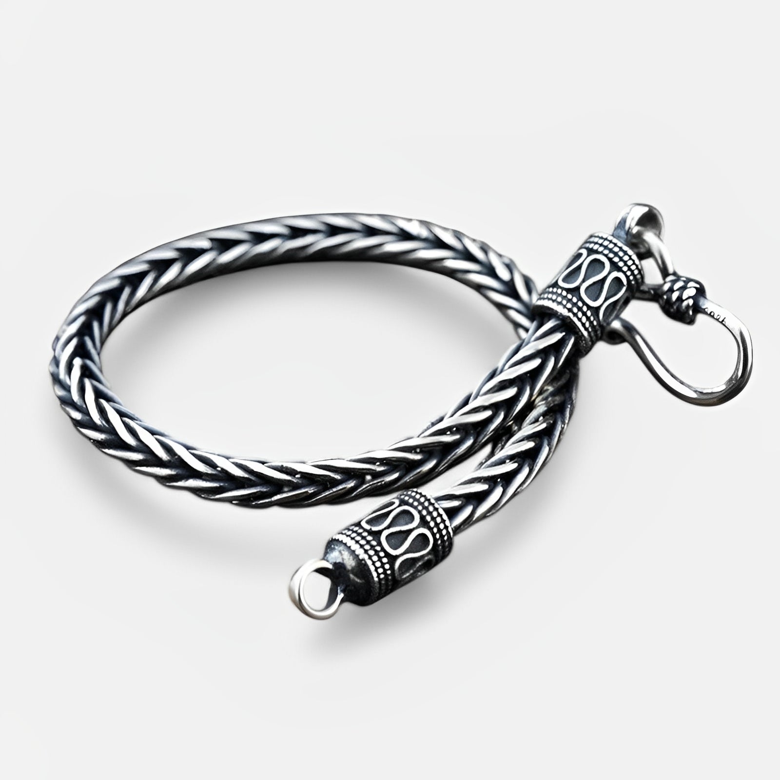 NEXIN — Men's Handmade Viking Silver Chain Bracelet