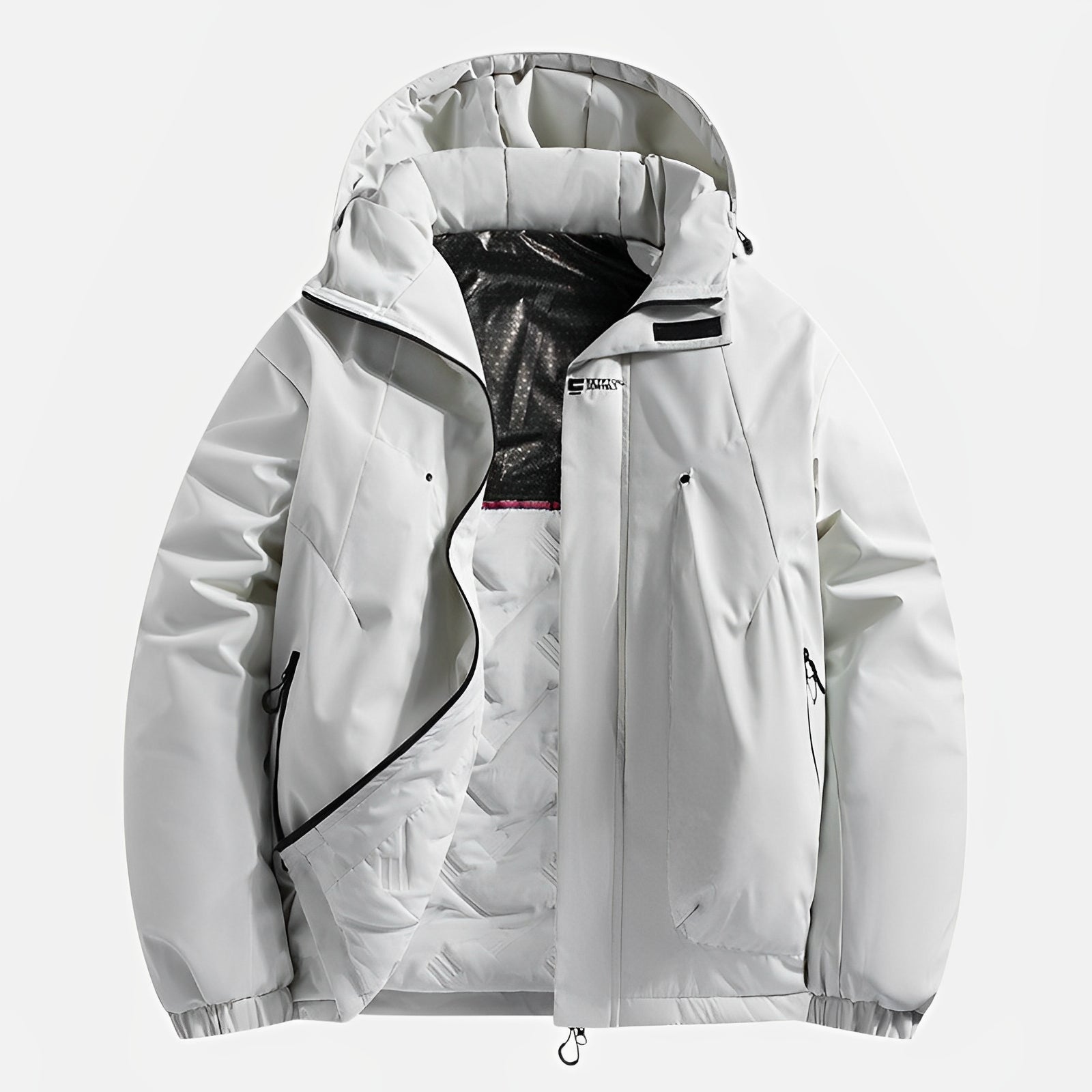 DREVINN — Waterproof Quilted Utility Jacket with Hood