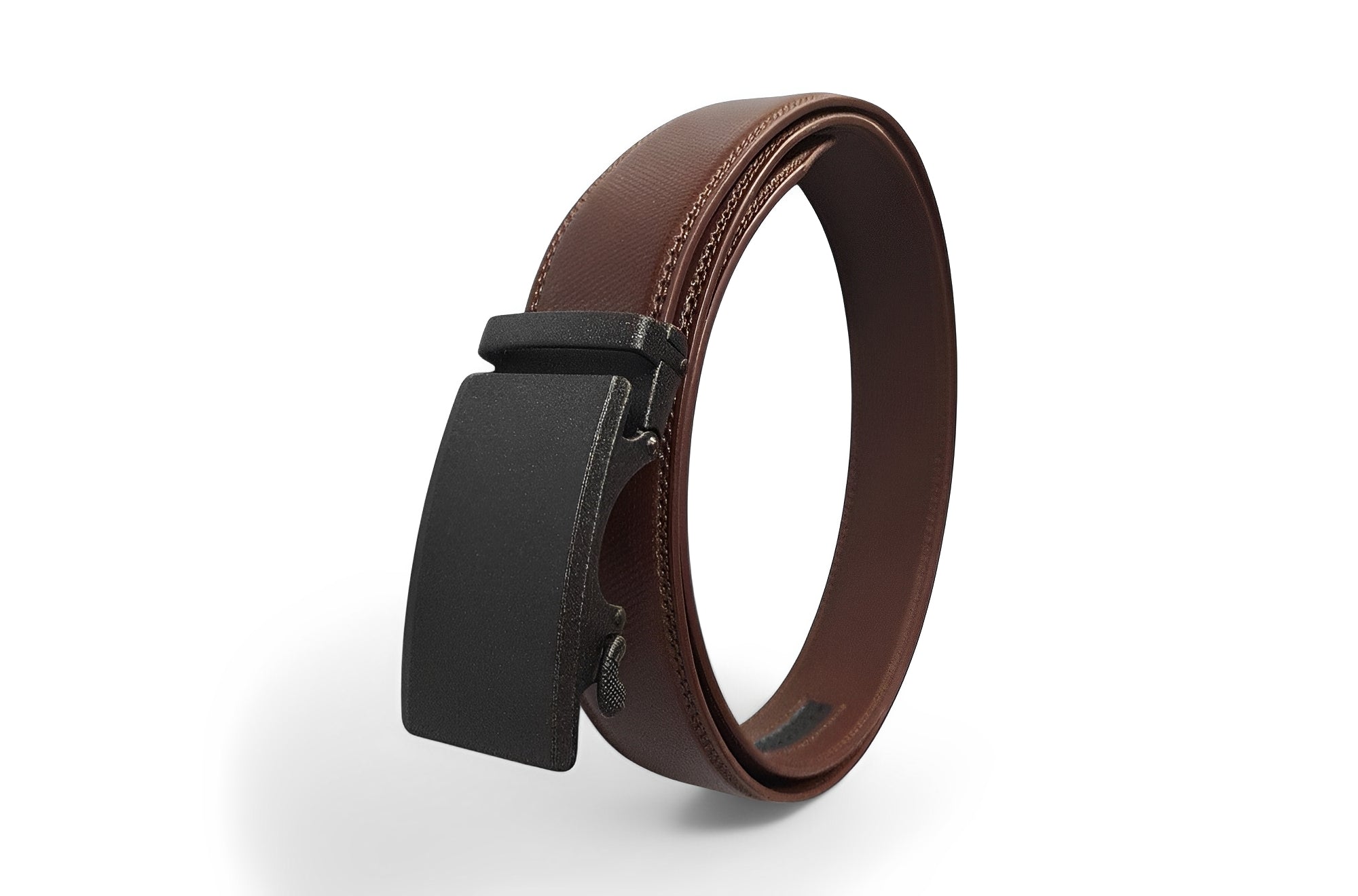 CELAN — Men's Cowhide Ratchet Belt with Clean Buckle