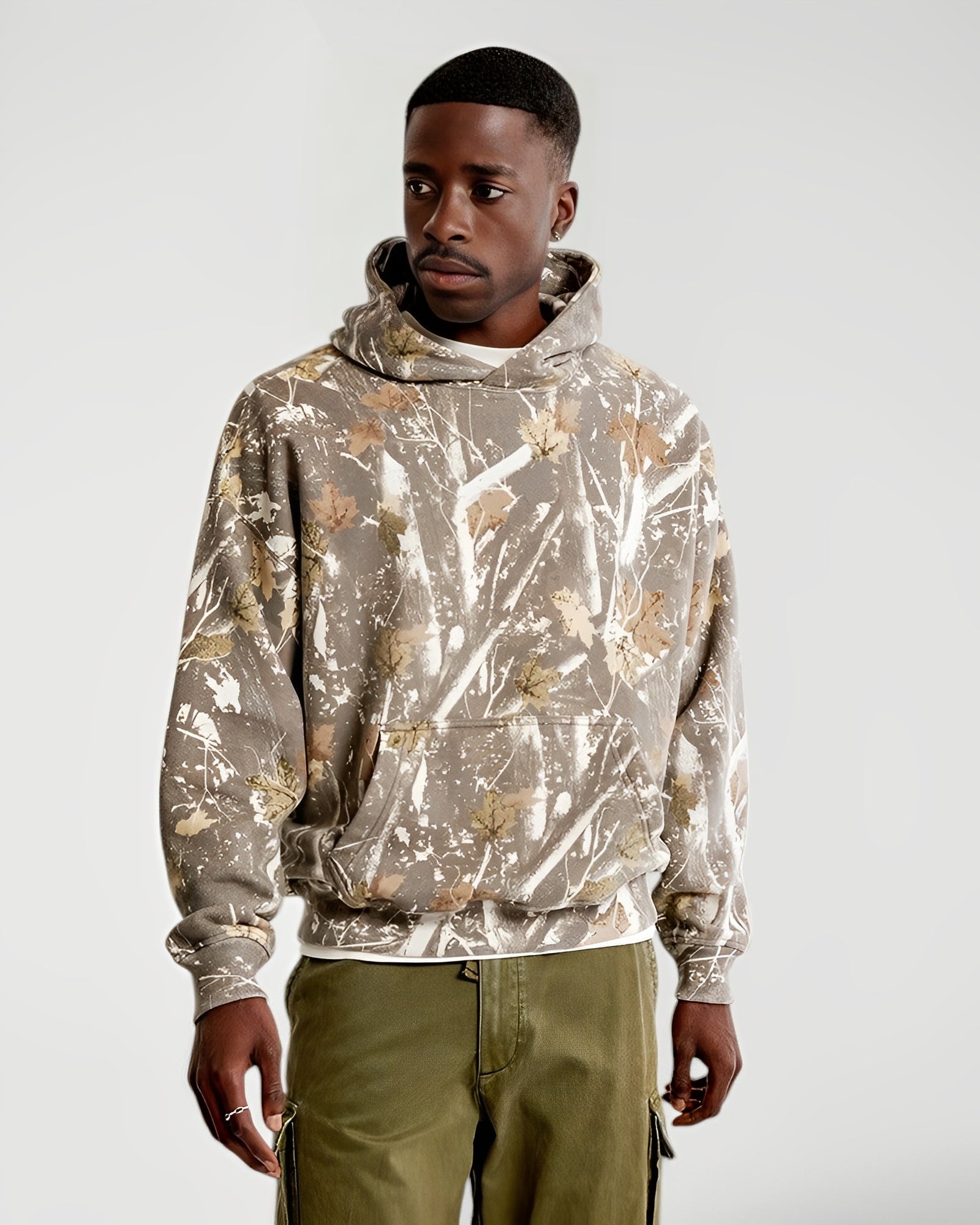 TOREL — Oversized Camo Pullover Hoodie for Everyday Wear