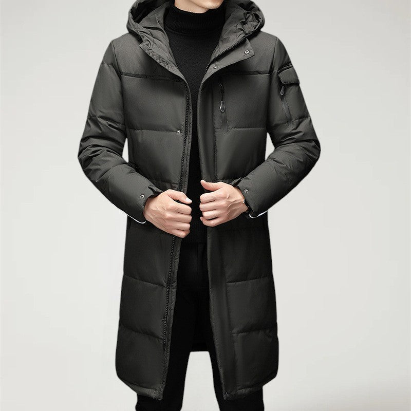 BRAVAEL — Men's Long Insulated Stand-Collar Winter Coat
