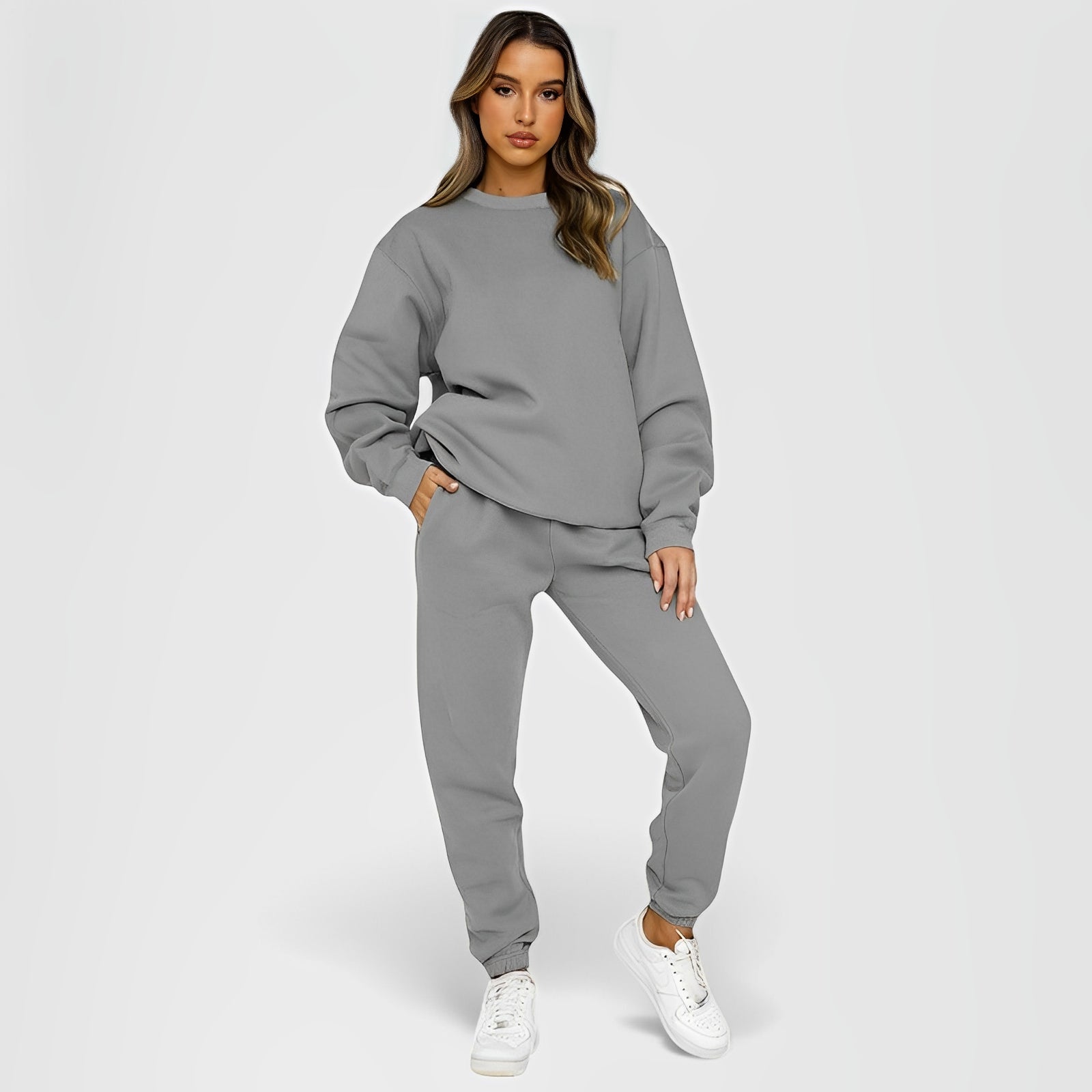 HAVOS — Women's Pullover Sweatsuit Set with Matching Joggers