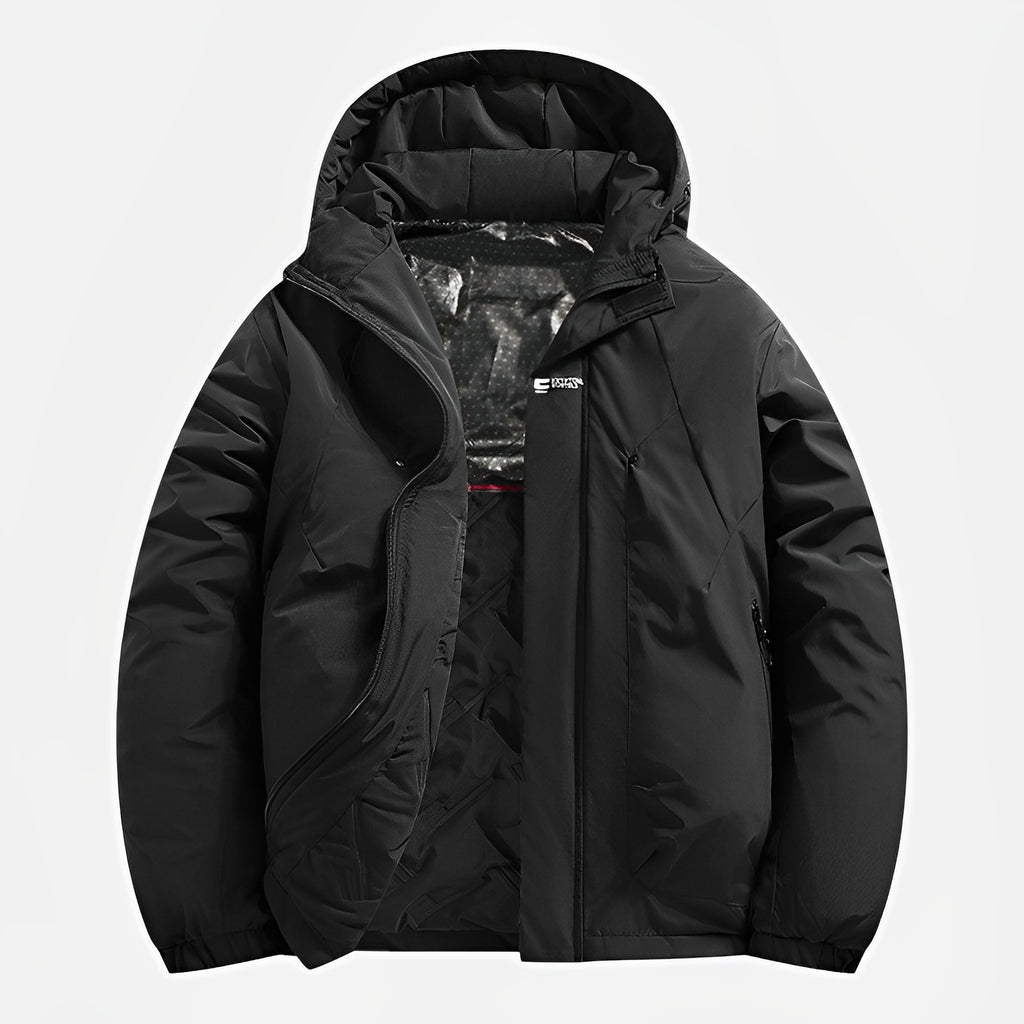 DREVINN — Waterproof Quilted Utility Jacket with Hood
