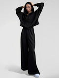 TOROR — Women's Waffle Hoodie and Wide-Leg Lounge Set